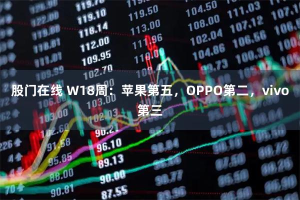 股门在线 W18周：苹果第五，OPPO第二，vivo第三